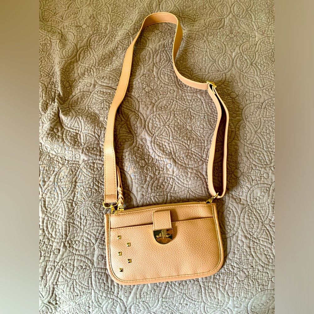 Rad/Rev Crossbody Wallet Sling in Beige Pink - NWOT!